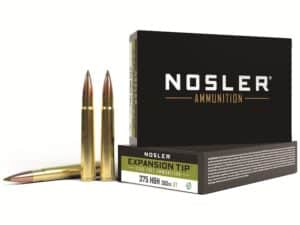 Nosler E-Tip Ammunition 375 H&H Magnum 260 Grain E-Tip Lead-Free Box of 20 For Sale