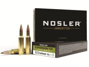 Nosler E-Tip Ammunition 6.5 Creedmoor 120 Grain E-Tip Lead-Free Box of 20 For Sale