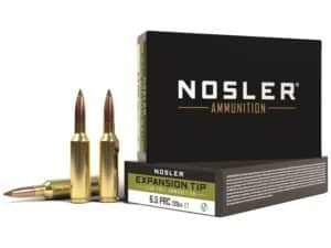 Nosler E-Tip Ammunition 6.5 PRC 120 Grain E-Tip Lead-Free Box of 20 For Sale