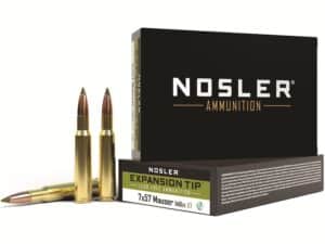 Nosler E-Tip Ammunition 7x57mm Mauser (7mm Mauser) 140 Grain E-Tip Lead-Free Box of 20 For Sale