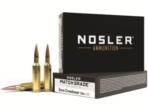 Nosler Match Grade Ammunition 6mm Creedmoor 105 Grain RDF Hollow Point Boat Tail Box of 20 For Sale