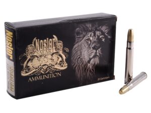 Nosler Safari Ammunition 416 Remington Magnum 400 Grain Solid Box of 20 For Sale