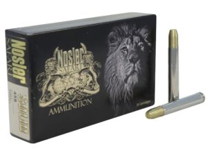 Nosler Safari Ammunition 458 Winchester Magnum 500 Grain Solid Box of 20 For Sale