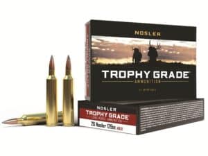 500 Rounds of Nosler Trophy Grade Ammunition 26 Nosler 129 Grain AccuBond Long Range Box of 20 For Sale