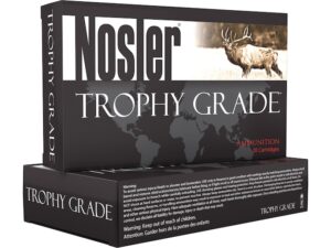 Nosler Trophy Grade Ammunition 27 Nosler 150 Grain AccuBond Box of 20 For Sale