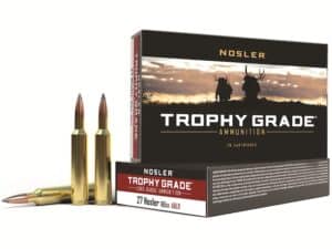 Nosler Trophy Grade Ammunition 27 Nosler 165 Grain AccuBond Long Range Box of 20 For Sale