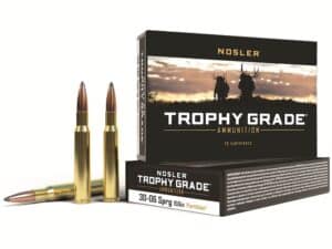 Nosler Trophy Grade Ammunition 30-06 Springfield 150 Grain Partition Box of 20 For Sale