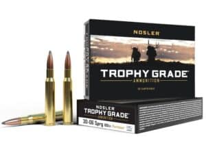 Nosler Trophy Grade Ammunition 30-06 Springfield 180 Grain Partition Box of 20 For Sale