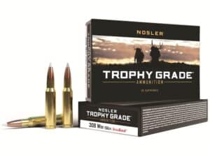 Nosler Trophy Grade Ammunition 308 Winchester 150 Grain AccuBond Box of 20 For Sale