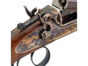 Pedersoli Howdah Vintage Break Open Side by Side Pistol 45 Colt (Long Colt)/410 Bore 10.25″ Barrel 2-Round Brown Walnut For Sale