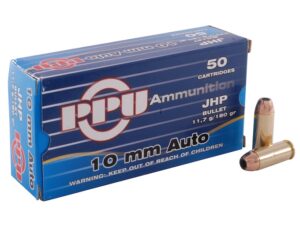 Prvi Partizan Ammunition 10mm Auto 180 Grain Jacketed Hollow Point Box of 50 For Sale