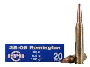 Prvi Partizan Ammunition 25-06 Remington 100 Grain Pointed Soft Point Box of 20 For Sale