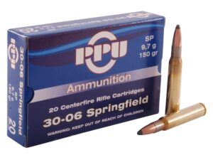 Prvi Partizan Ammunition 30-06 Springfield 150 Grain Soft Point Box of 20 For Sale