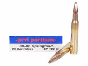 Prvi Partizan Ammunition 30-06 Springfield 180 Grain Soft Point Box of 20 For Sale