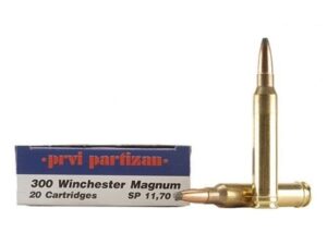Prvi Partizan Ammunition 300 Winchester Magnum 180 Grain Soft Point Box of 20 For Sale