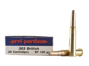 Prvi Partizan Ammunition 303 British 180 Grain Soft Point Box of 20 For Sale