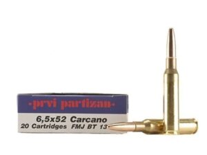 Prvi Partizan Ammunition 6.5x52mm Mannlicher-Carcano 139 Grain Full Metal Jacket Boat Tail Box of 20 For Sale