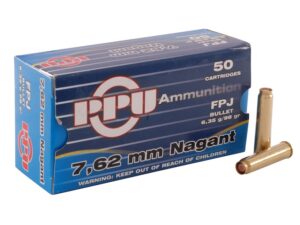 Prvi Partizan Ammunition 7.62mm Russian Nagant (7.62x38mmR) 98 Grain Full Metal Jacket Flat Point Box of 50 For Sale