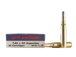 Prvi Partizan Ammunition 7.65mm Argentine Mauser 180 Grain Soft Point Box of 20 For Sale