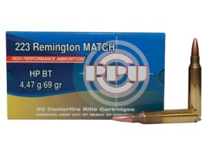 Prvi Partizan Match Ammunition 223 Remington 69 Grain Hollow Point Boat Tail For Sale