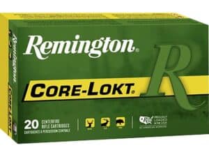 Remington Core-Lokt Ammunition 450 Bushmaster 300 Grain Pointed Soft Point Box of 20 For Sale