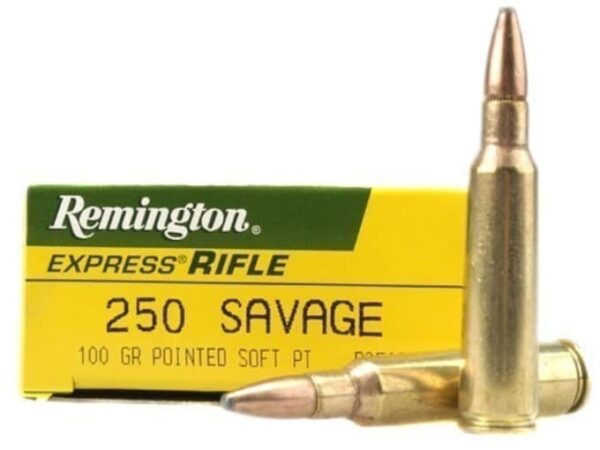 Remington Core-Lokt Ammunition 250 Savage 100 Grain Pointed Soft Point Box of 20 For Sale