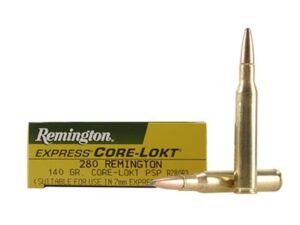 Remington Core-Lokt Ammunition 280 Remington 140 Grain Core-Lokt Pointed Soft Point Box of 20 For Sale