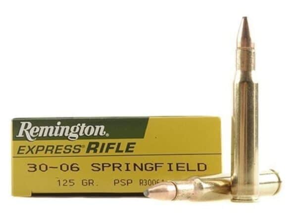 Remington Core-Lokt Ammunition 30-06 Springfield 125 Grain Pointed Soft Point Box of 20 For Sale