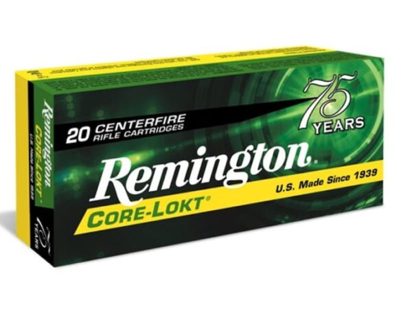Remington Core-Lokt Ammunition 30-06 Springfield 180 Grain Core-Lokt Pointed Soft Point Box of 20 For Sale
