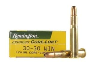 Remington Core-Lokt Ammunition 30-30 Winchester 170 Grain Hollow Point Box of 20 For Sale