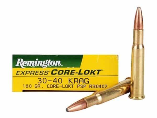 Remington Core-Lokt Ammunition 30-40 Krag 180 Grain Pointed Soft Point Core-Lokt Box of 20 For Sale