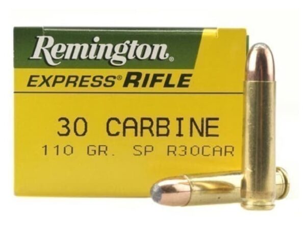 Remington Core-Lokt Ammunition 30 Carbine 110 Grain Soft Point Box of 50 For Sale