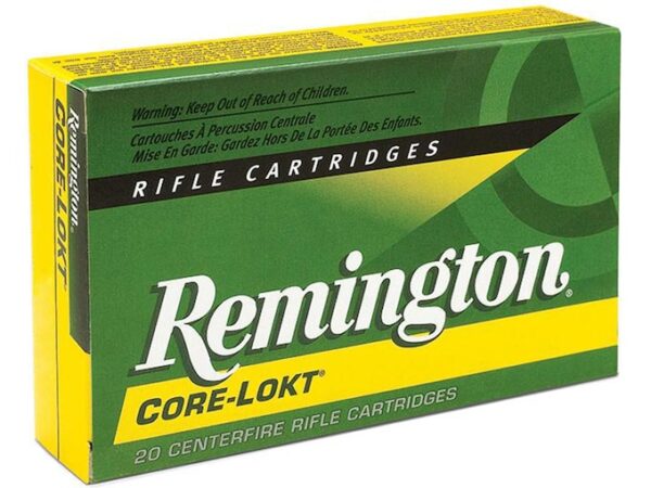 Remington Core-Lokt Ammunition 6.5 Creedmoor 140 Grain Core-Lokt Pointed Soft Point Box of 20 For Sale