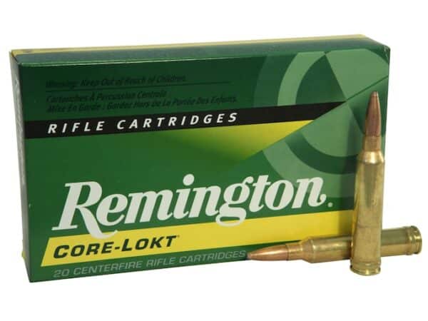 Remington Core-Lokt Ammunition 7mm Remington Magnum 140 Grain Core-Lokt Pointed Soft Point Box of 20 For Sale