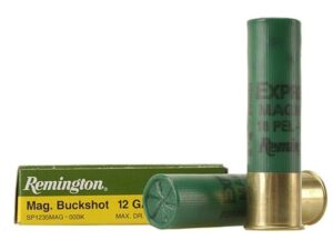 Remington Express Ammunition 12 Gauge 3-1/2" 00 Buckshot 18 Pellets Box of 5 For Sale