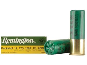 Remington Express Magnum Ammunition 12 Gauge 2-3/4" 00 Buckshot 12 Pellets Box of 5 For Sale