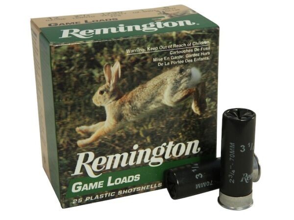 Remington Game Load Ammunition 12 Gauge 2-3/4" 1 oz #6 Shot Box of 25 For Sale