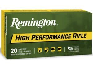 Remington High Performance Rifle Ammunition 375 Remington Ultra Magnum 270 Grain Soft Point Box of 20 For Sale