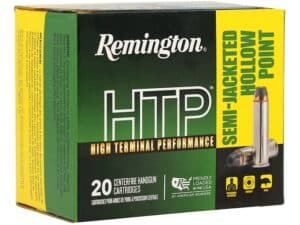 Remington High Terminal Performance (HTP) Ammunition 357 Magnum 158 Grain Semi-Jacketed Hollow Point For Sale