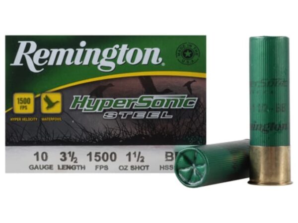 Remington HyperSonic Ammunition 10 Gauge 3-1/2" 1-1/2 oz BB Non-Toxic Shot For Sale