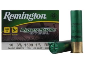 Remington HyperSonic Ammunition 10 Gauge 3-1/2" 1-1/2 oz BBB Non-Toxic Shot For Sale