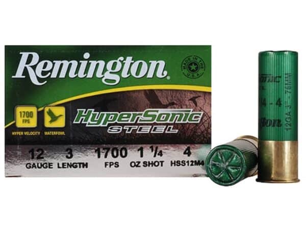 Remington HyperSonic Ammunition 12 Gauge 3" 1-1/4 oz #4 Non-Toxic Shot For Sale