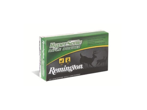 Remington HyperSonic Ammunition 243 Winchester 100 Grain Core-Lokt Ultra Bonded Pointed Soft Point Box of 20