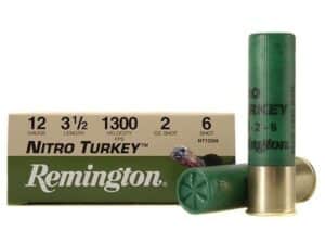 Remington Nitro Turkey Ammunition 12 Gauge 3-1/2" 2 oz of #6 Buffered Shot Box of 10 For Sale