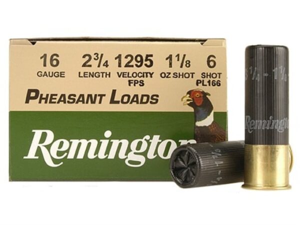 Remington Pheasant Ammunition 16 Gauge 2-3/4" 1-1/8 oz #6 Shot Box of 25 For Sale