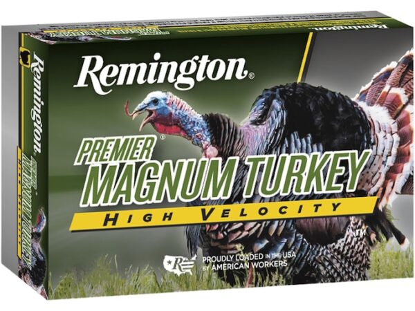 Remington Premier Magnum Turkey Ammunition 12 Gauge 3-1/2" High Velocity 2 oz Copper Plated Shot For Sale