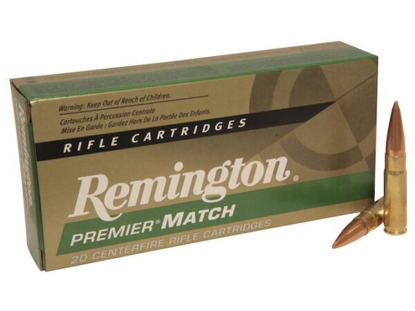 Remington Premier Match Ammunition 300 AAC Blackout 125 Grain Open Tip Match Box of 20 For Sale