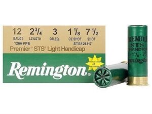 Remington Premier STS Target Ammunition 12 Gauge 2-3/4" 1-1/8 oz #7-1/2 Shot For Sale