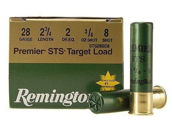 Remington Premier STS Target Ammunition 28 Gauge 2-3/4" 3/4 oz #8 Shot For Sale