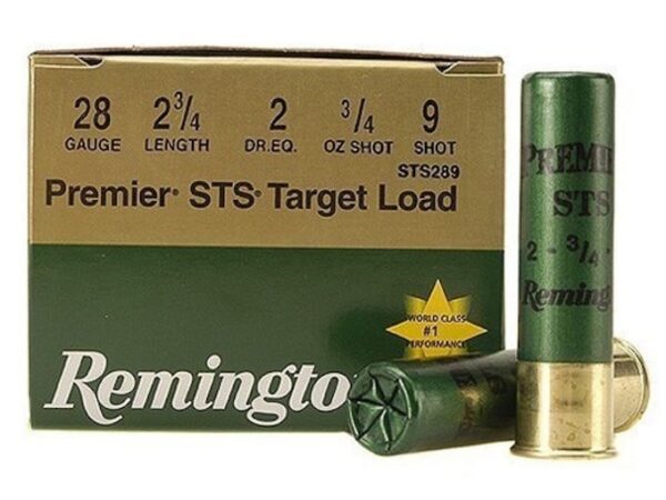 Remington Premier STS Target Ammunition 28 Gauge 2-3/4" 3/4 oz #9 Shot For Sale